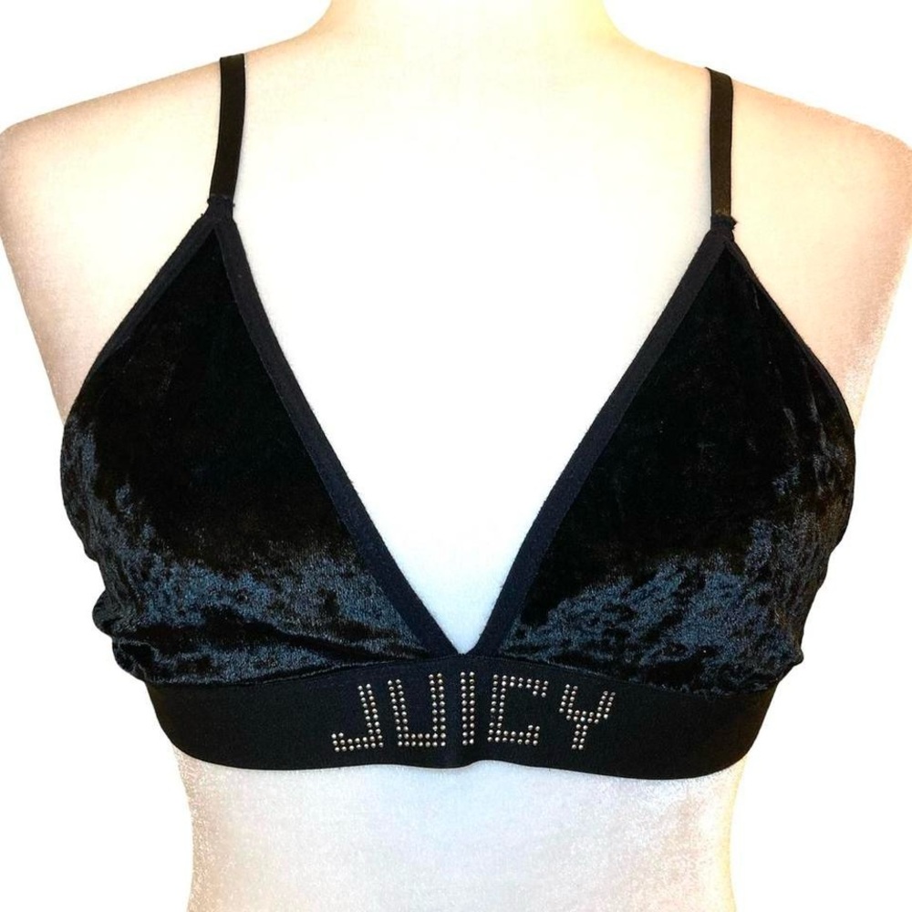 Juicy Couture velvet bralette